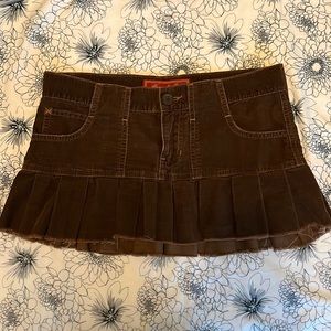 Vintage Abercrombie & Fitch Corduroy Mini Skirt Size 00